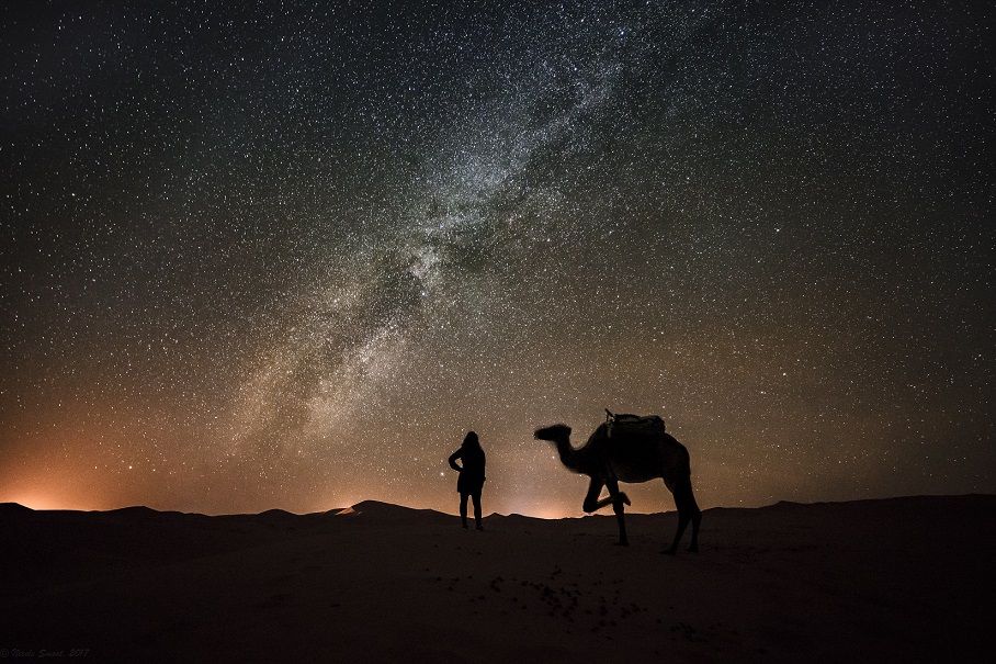 1 Night Stargazing Merzouga Camel Trip, Astro Night Andromeda Desert ...